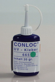 CONLOC® UV 665 UV-Kleber 20g grün CONLOC® UV 665 UV-Kleber 20g grün
