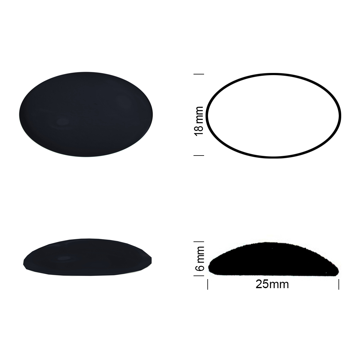 Jewel 25/18 black Jewel 25/18 black