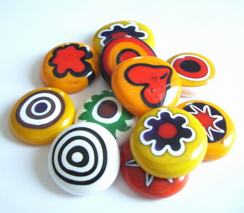 Millefiori fused large 100g Millefiori fused large 100g