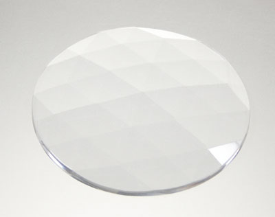 Glasstein Rautenkreis 15mm klar Glasstein Rautenkreis 15mm klar