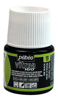Glasspaint Pebeo Vitrea160 Ink Black 19 Glasspaint Pebeo Vitrea160 Ink Black 19