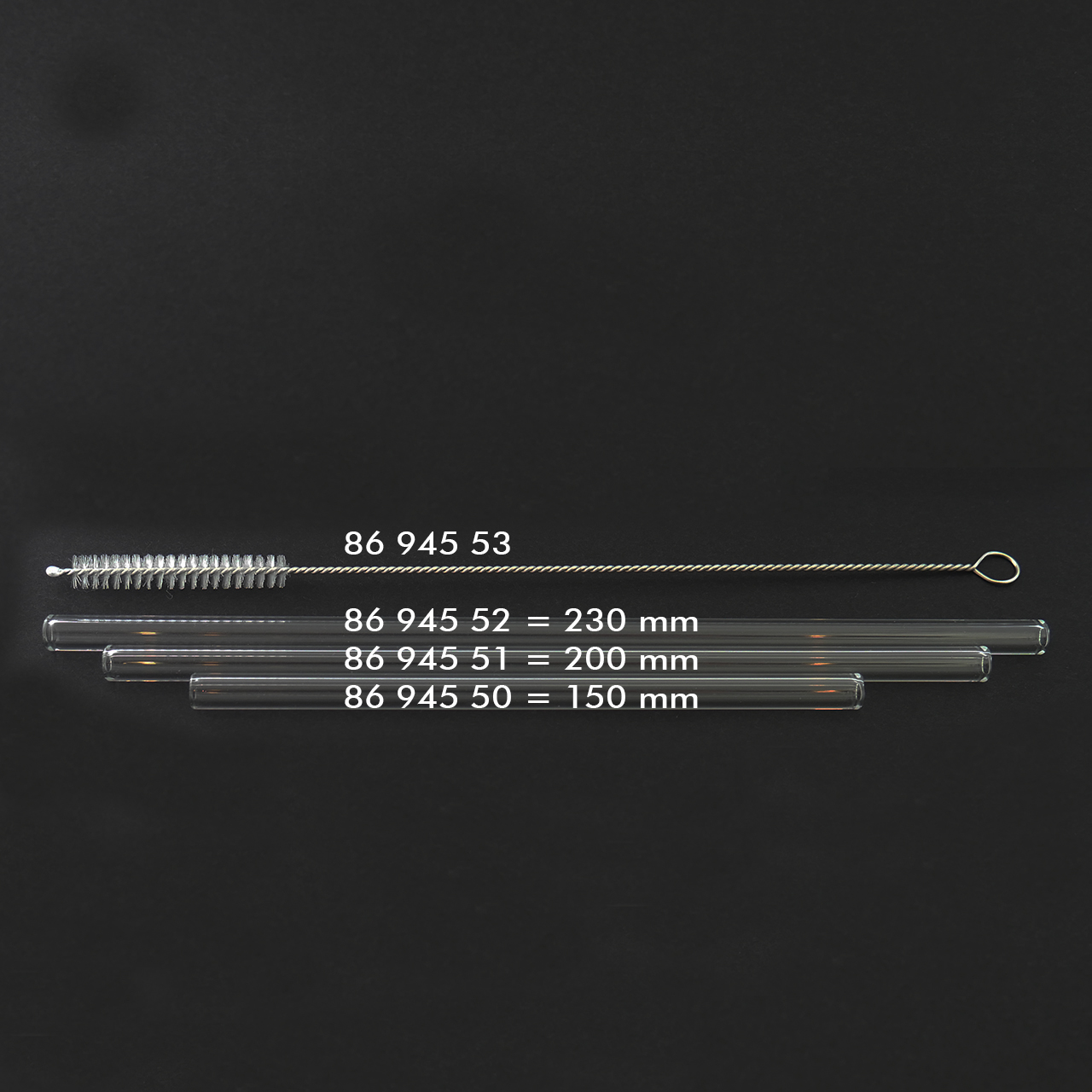 Glass Straw 8x230mm Glass Straw 8x230mm