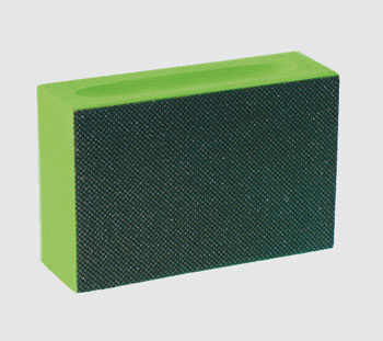 Diamond grinding pad green