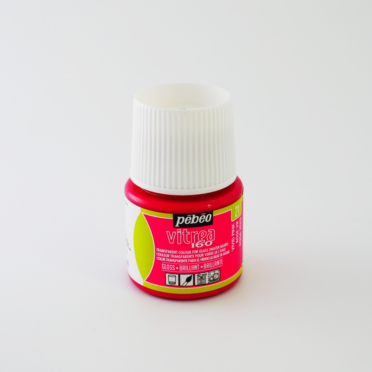 Glasspaint Pebeo Vitrea160 Fire Pink 21 Glasspaint Pebeo Vitrea160 Fire Pink 21