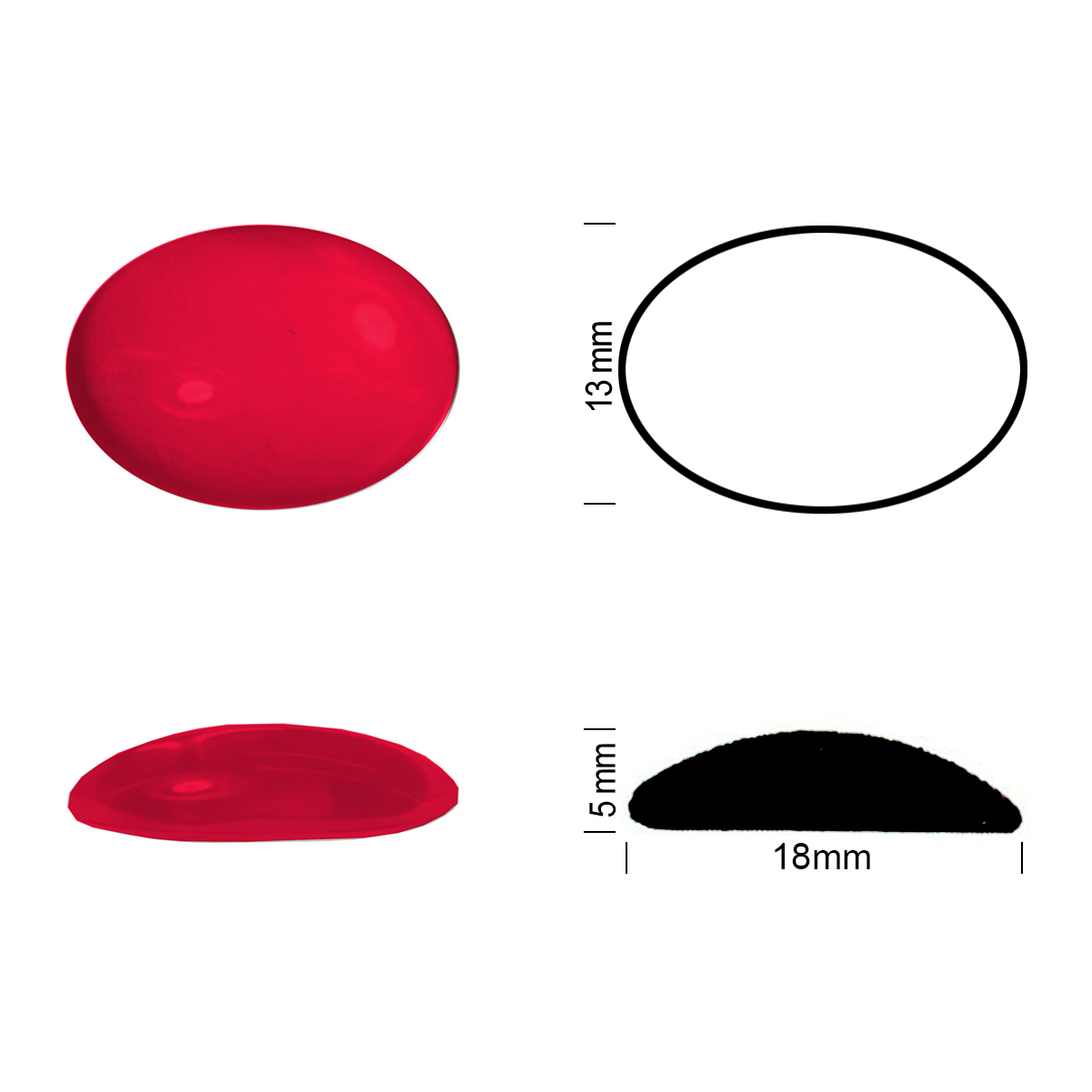 Jewel 18/13 dark red Jewel 18/13 dark red