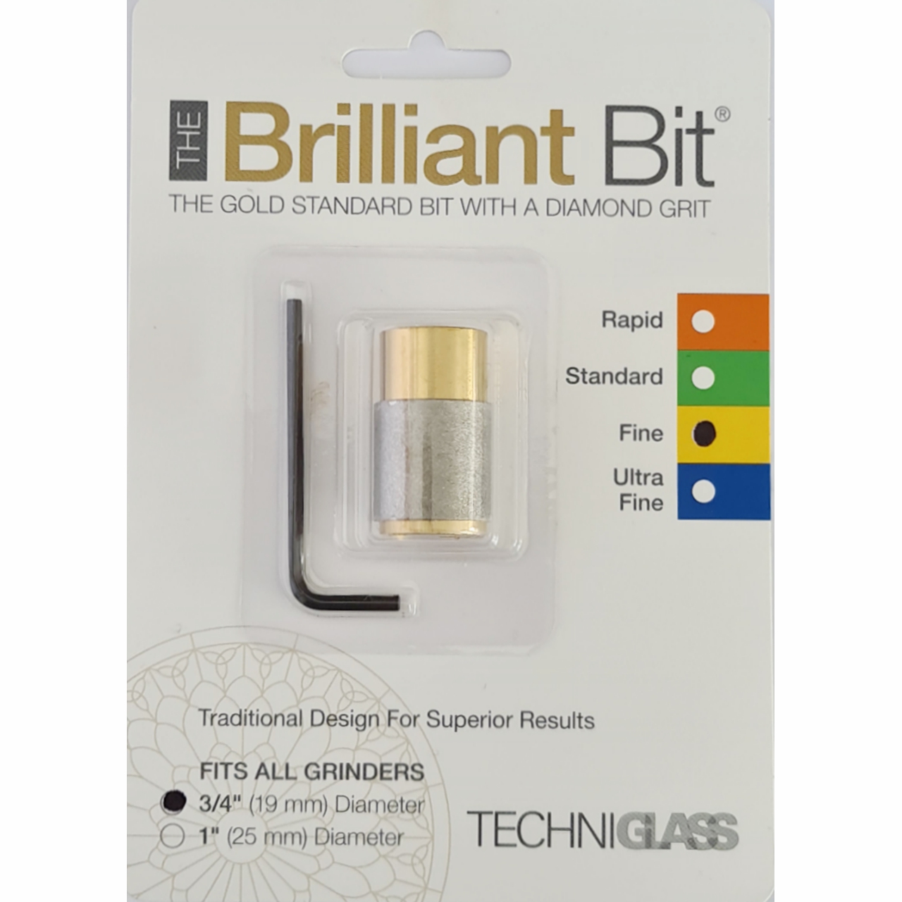 Brilliant Bit Schleifkopf 19mm fein