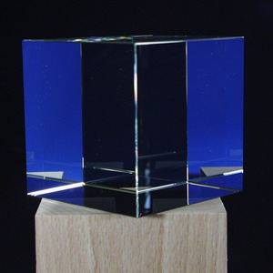 Glass Cube 70x70x70mm