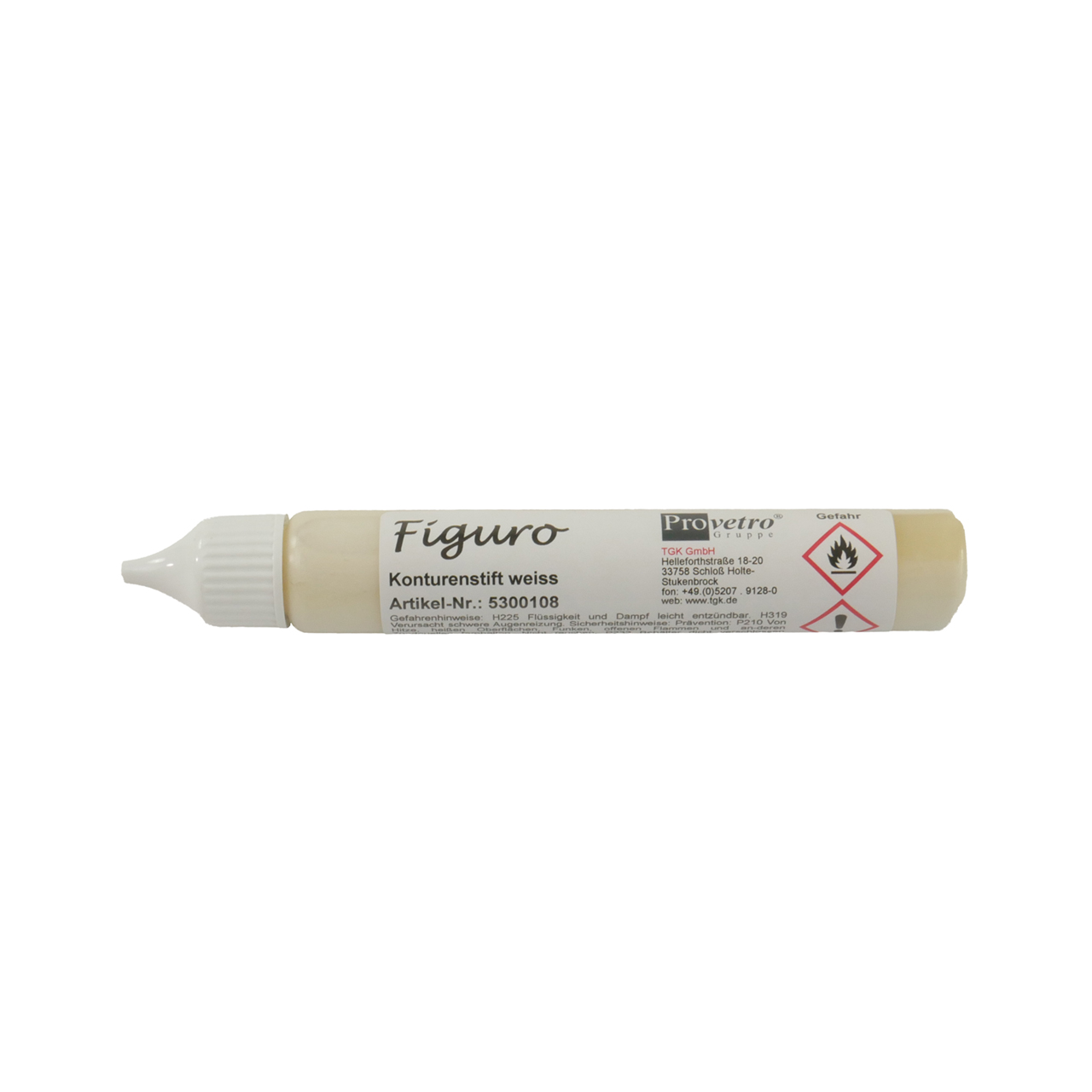 FIGURO contour line pen white