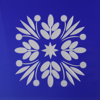 Fries Square 10x10cm UMBEL blue Fries Square 10x10cm UMBEL blue
