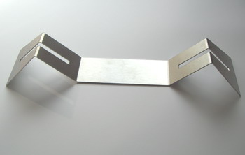 Présentoir pour du verre acier 57x380mm Présentoir pour du verre acier 57x380mm