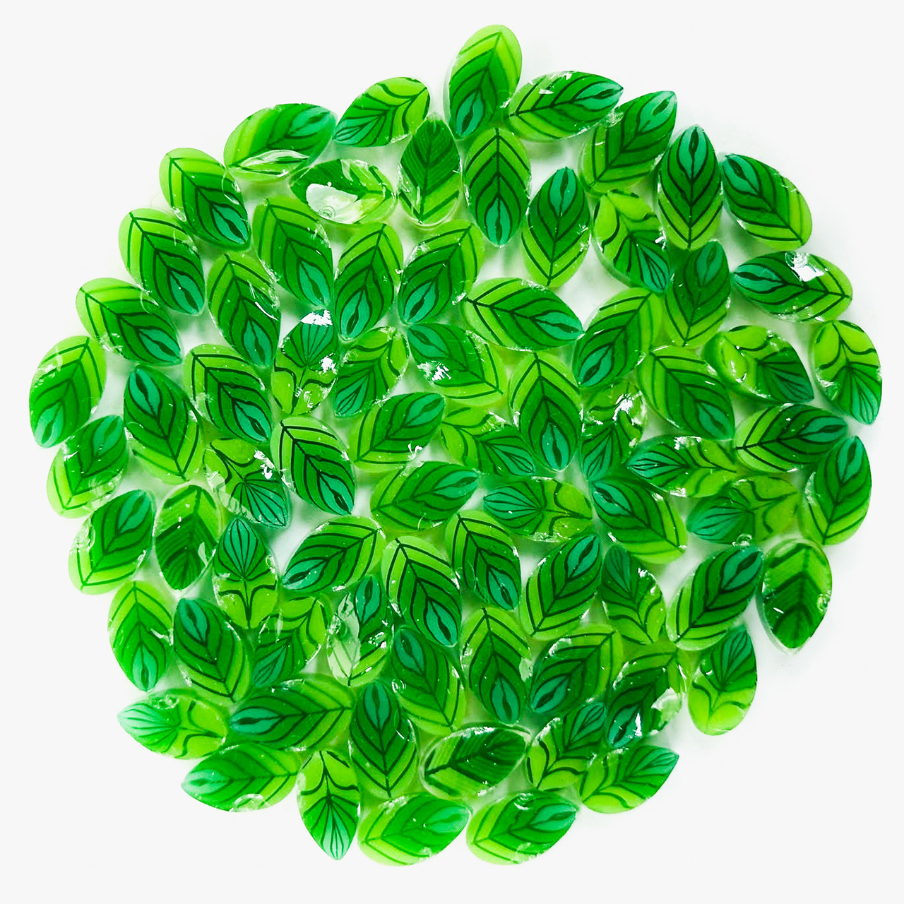 TGE Murrini COE96 Leaves - Green TGE Murrini COE96 Leaves - Green