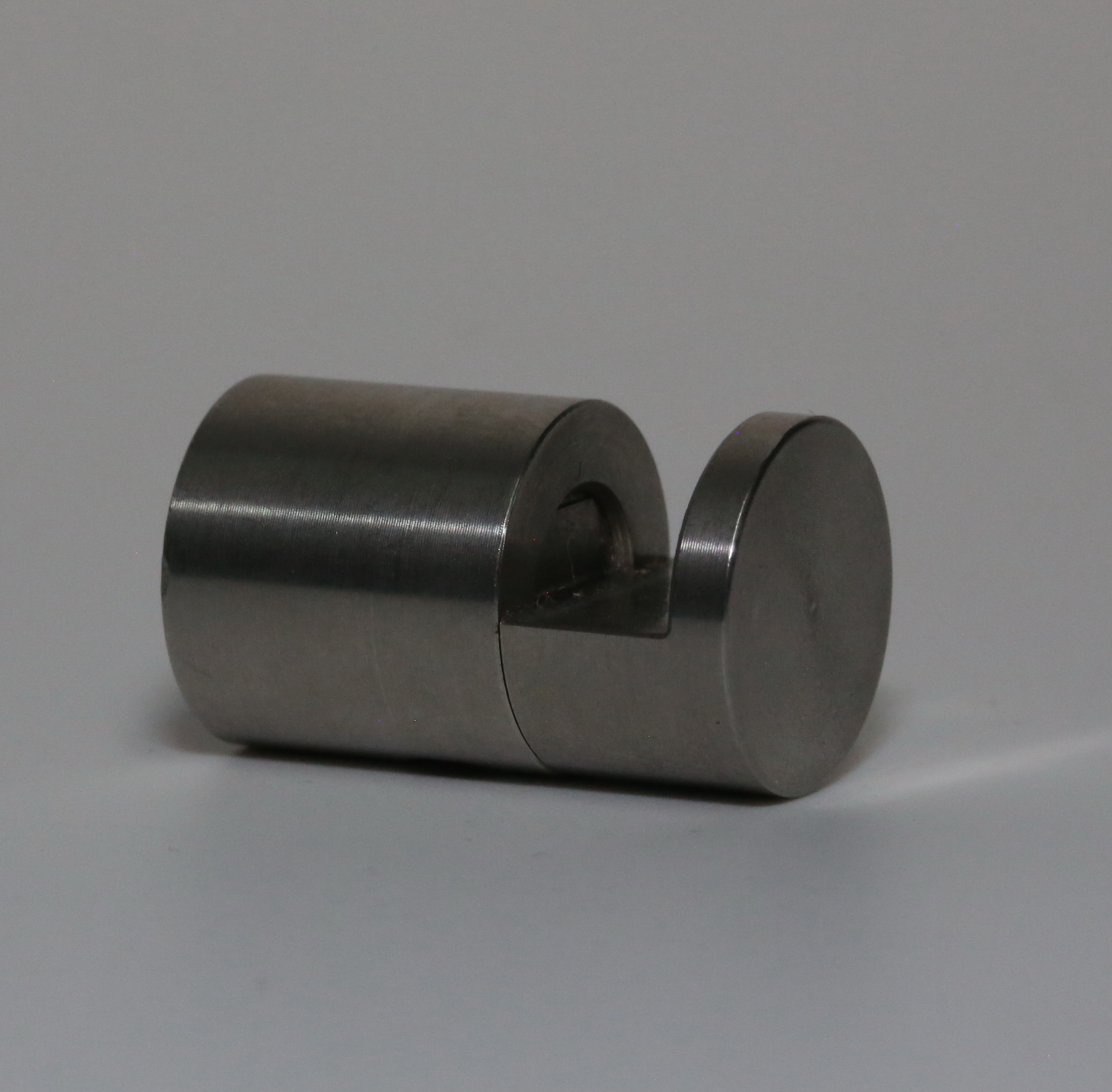 Stainless steel distance holder with clamp for 8mm glass