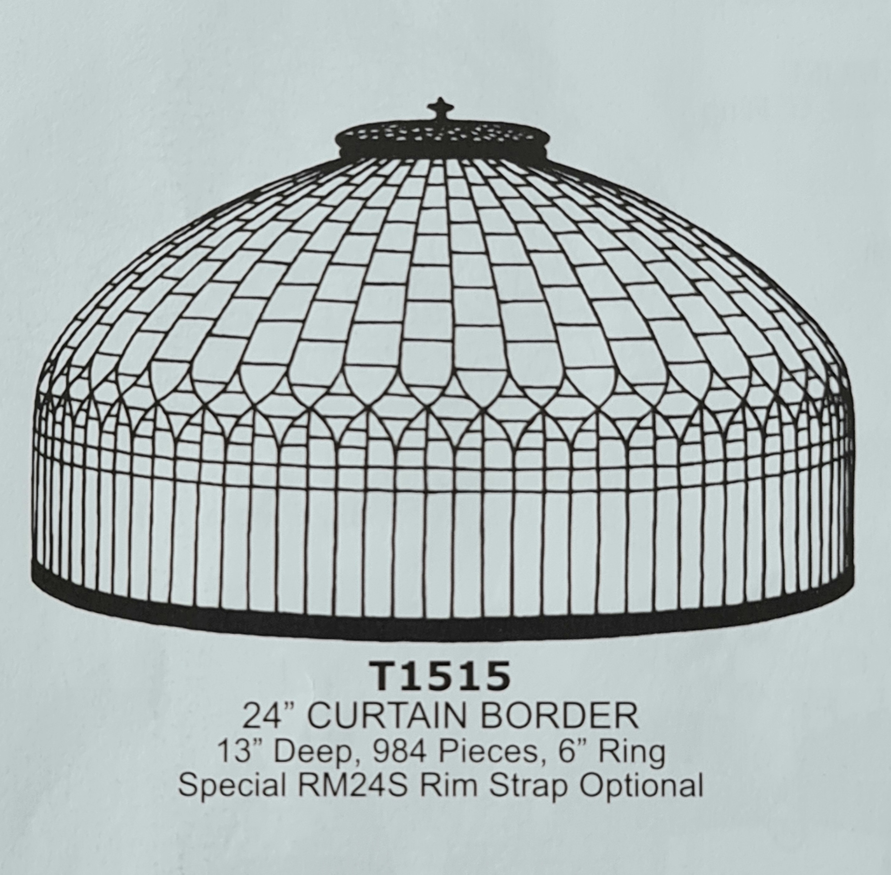 ODYSSEY Lamp Form 61 cm Curtain Border T1515 ODYSSEY Lamp Form 61 cm Curtain Border T1515