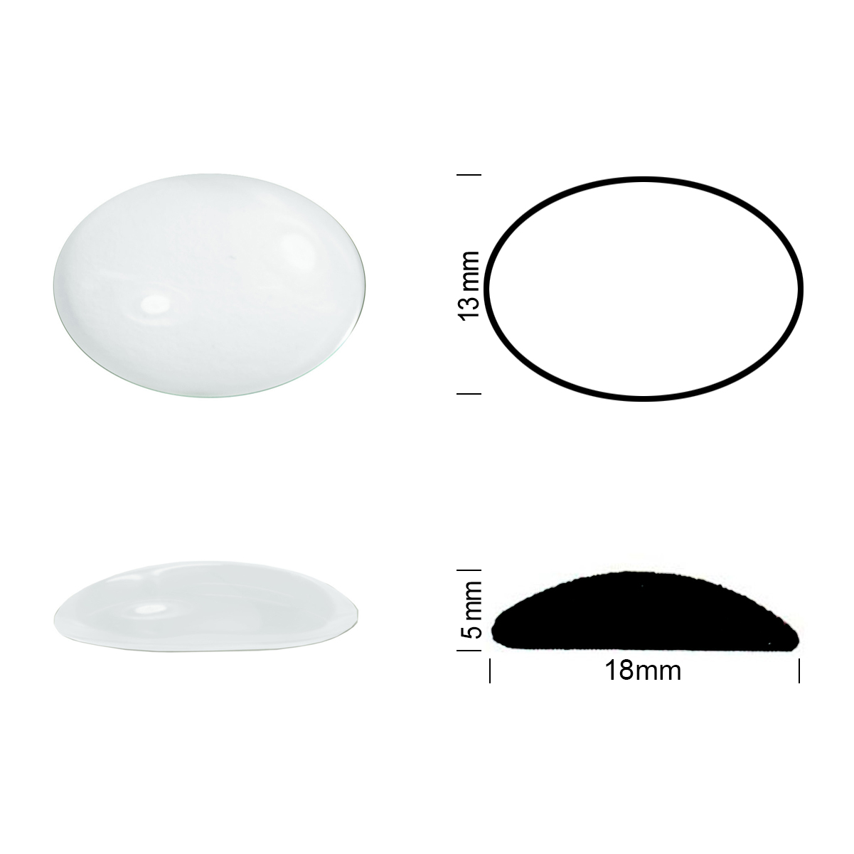 Jewel 18/13 white opal Jewel 18/13 white opal