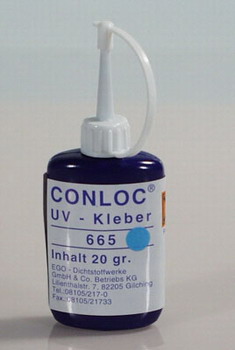 CONLOC® UV 665 UV-Kleber 20g blau CONLOC® UV 665 UV-Kleber 20g blau