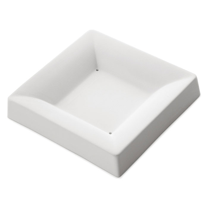 Fusing Mold 12x12x2cm Square simple curve II Fusing Mold 12x12x2cm Square simple curve II