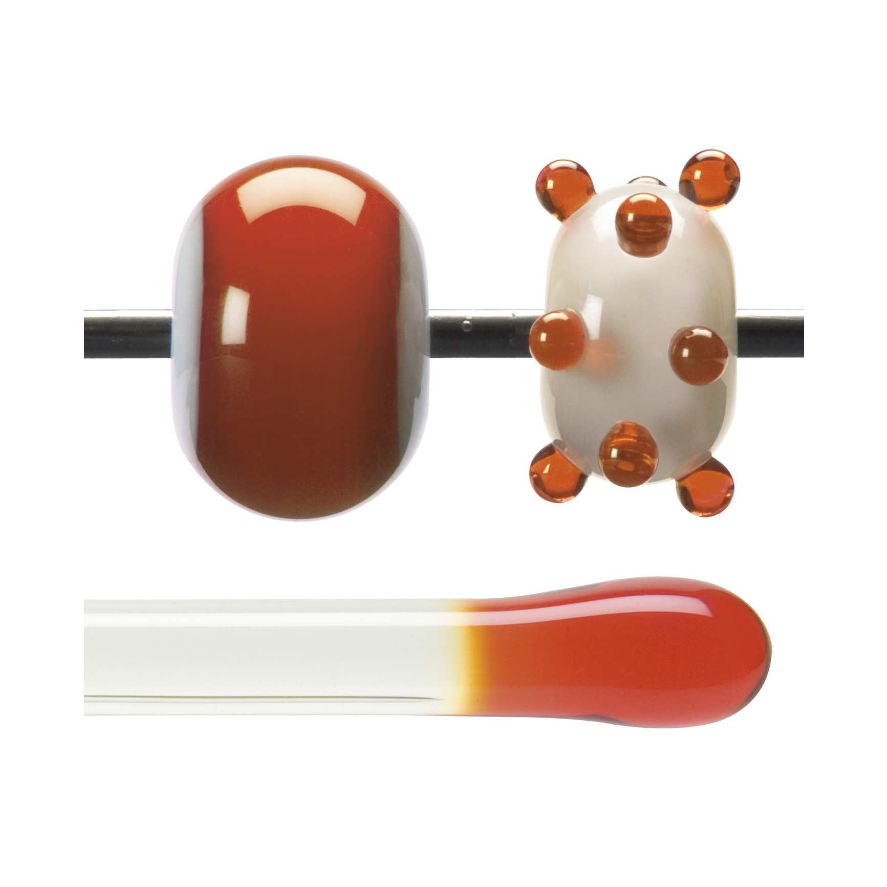 BULLSEYE varilla de vidrio 1125 F