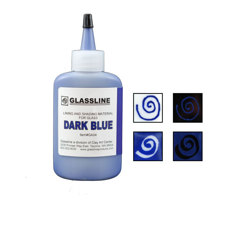 Glassline Farbstift GA04 dunkel blau 56g
