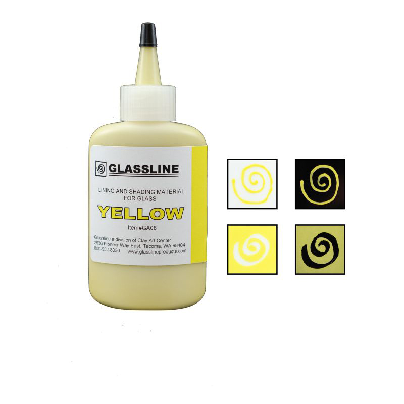 Glassline crayon GA08 yellow 56g