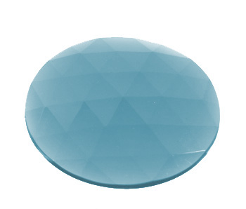 Glasstein Rautenkreis 30mm aquamarin Glasstein Rautenkreis 30mm aquamarin