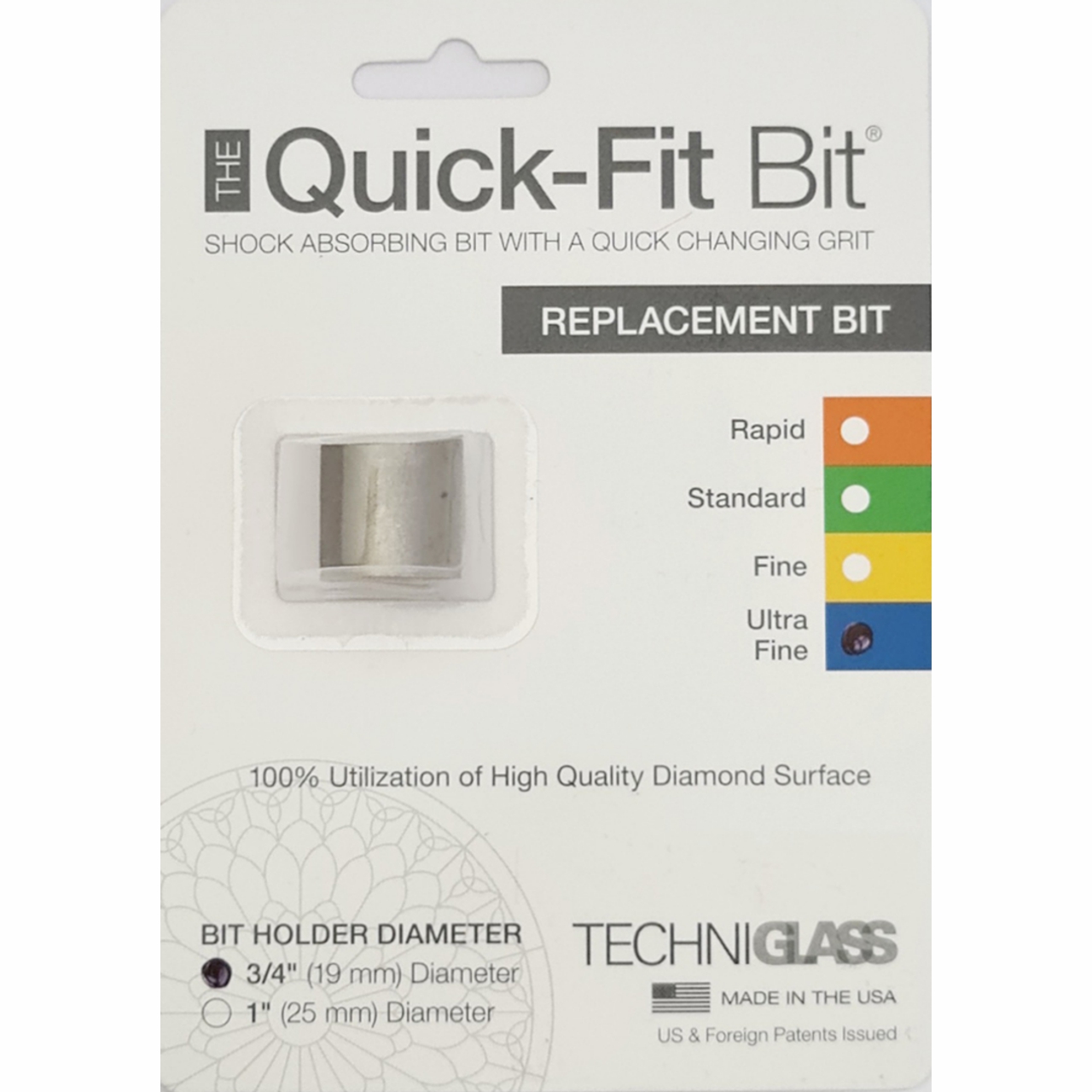 Quick-Fit grinding ring 19mm ultra fine Quick-Fit grinding ring 19mm ultra fine