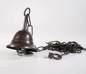 Péndola/cadena con tapa conica, marrón Péndola/cadena con tapa conica, marrón