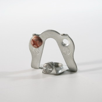 Hook with grounding screw Hook with grounding screw