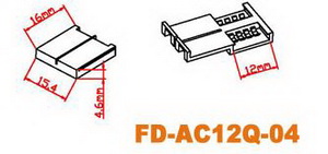 LED-connector for RGB 12mm