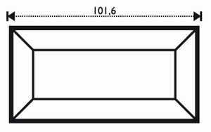 Bevel Straight 2 x 4" Bevel Straight 2 x 4"