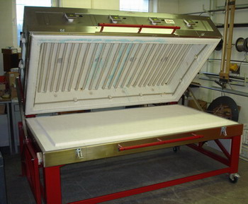 Fusing Kiln BVD 5.1-250 2100x1100x250mm Fusing Kiln BVD 5.1-250 2100x1100x250mm