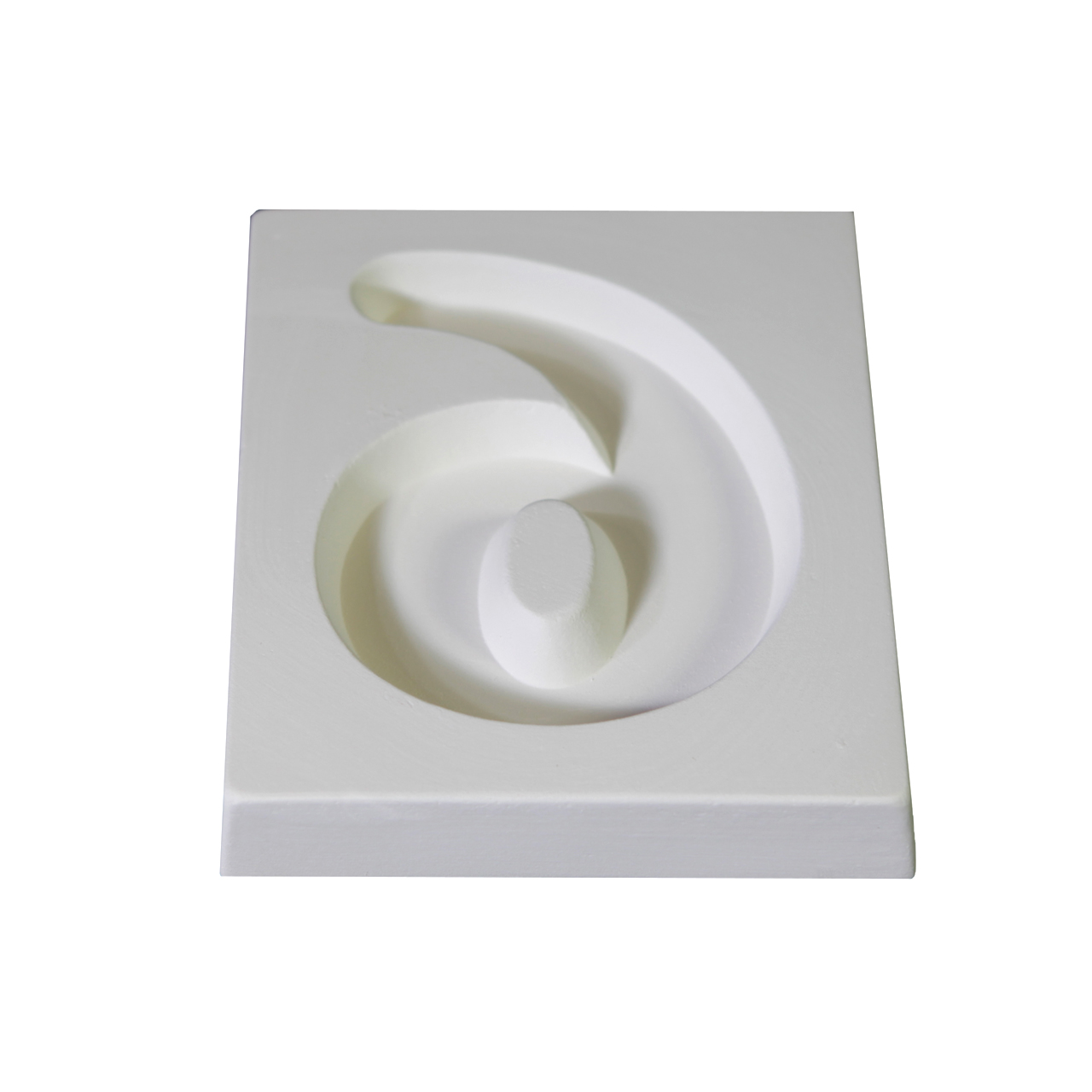 Casting Mold 12x10x1cm Number 6 Casting Mold 12x10x1cm Number 6