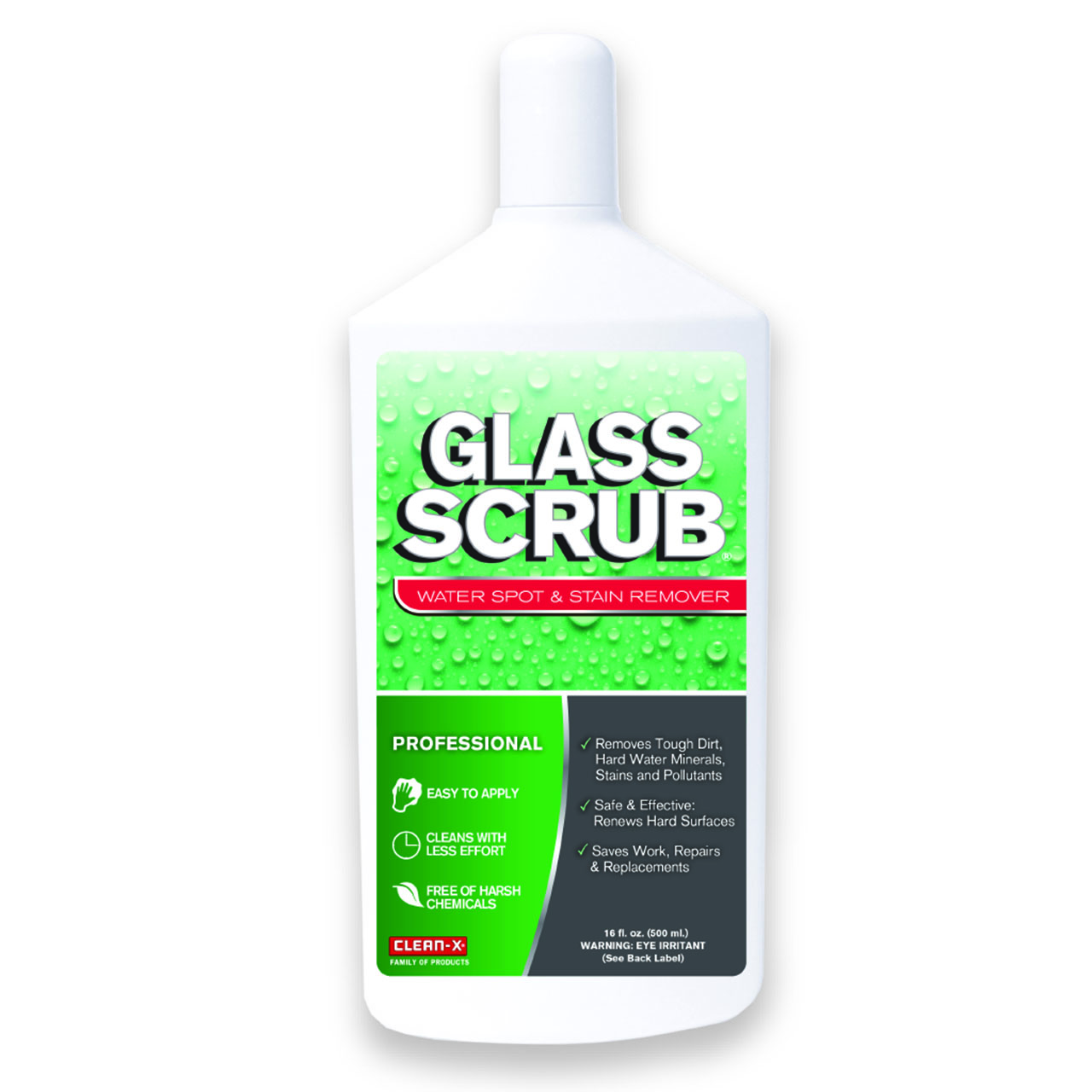 GLASS SCRUB® Water Spot & Stain Remover 500ml
