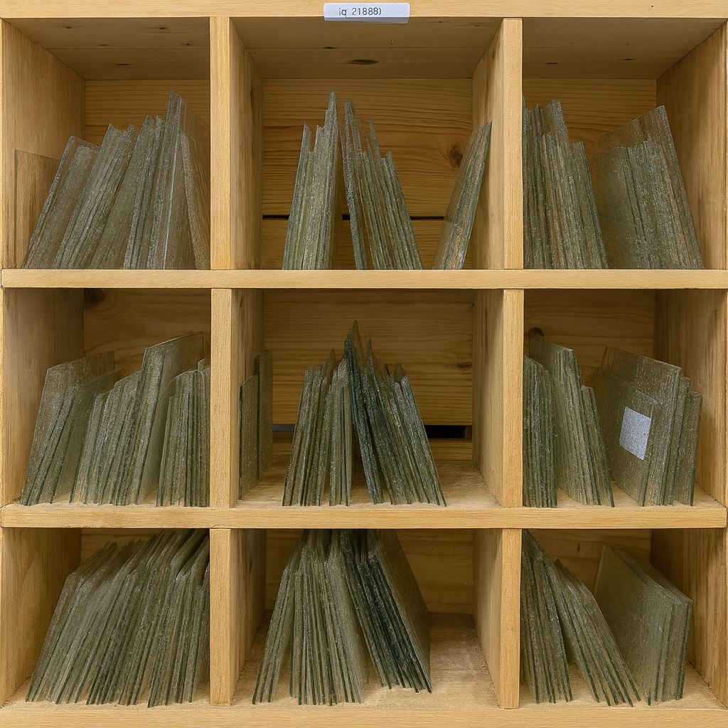 Broken Glass - CLEAR GLASS - Wissmach / Provetro Kathedral Broken Glass - CLEAR GLASS - Wissmach / Provetro Kathedral