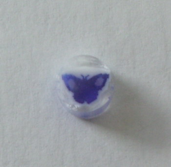 Millefiori " blauer Schmetterling" AK 90