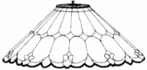 ODYSSEY Lampenform 50 cm Art Nouveau N201