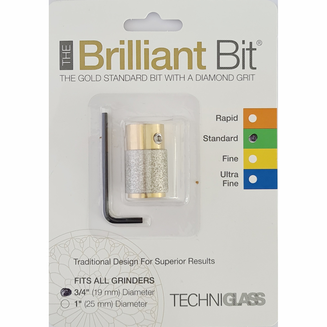 Brilliant Bit Schleifkopf 19mm standard Brilliant Bit Schleifkopf 19mm standard