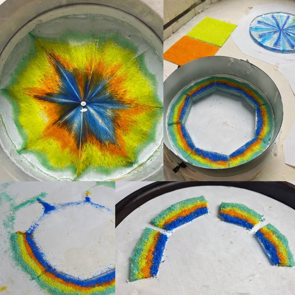 Jakobine von Dömming „Transformation – Flowing Shapes in Glass Fusing“