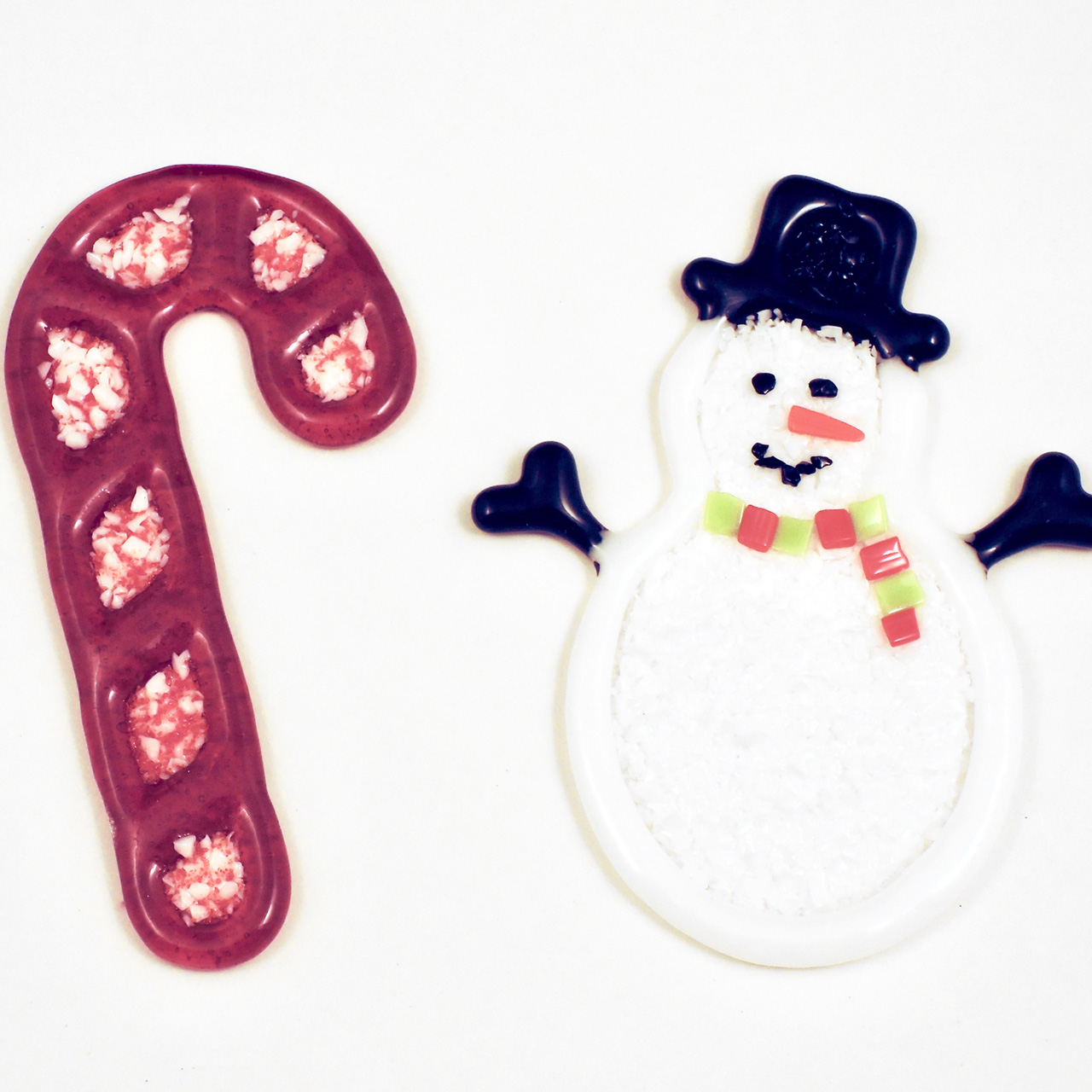 Casting Mold "Candy Cane & Snowman" Casting Mold "Candy Cane & Snowman"