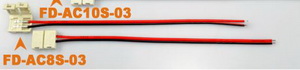 LED-connector for 8mm, with wire
