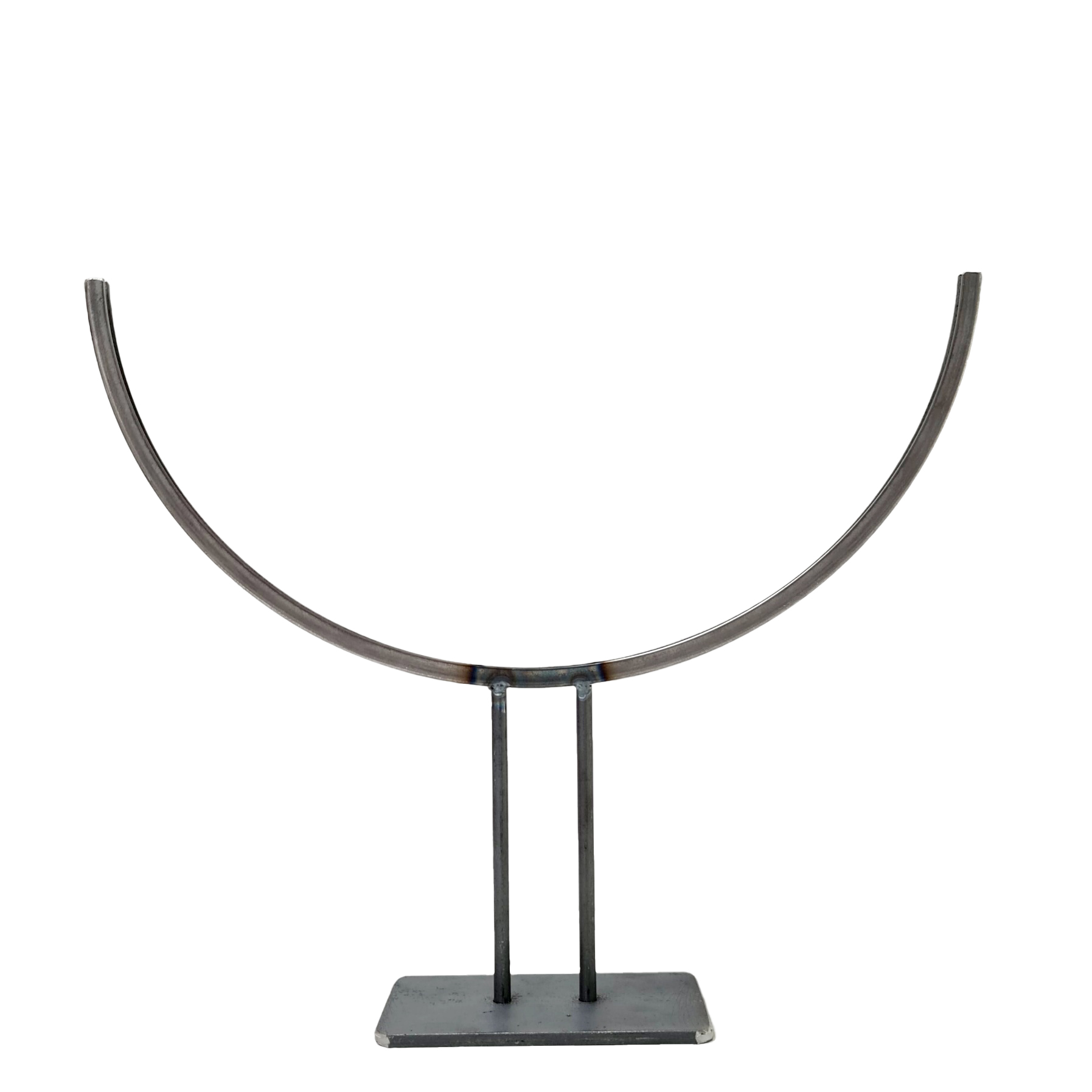 Porte-verre avec surface de pose, semi-circulaire pour verre de 40cm Porte-verre avec surface de pose, semi-circulaire pour verre de 40cm