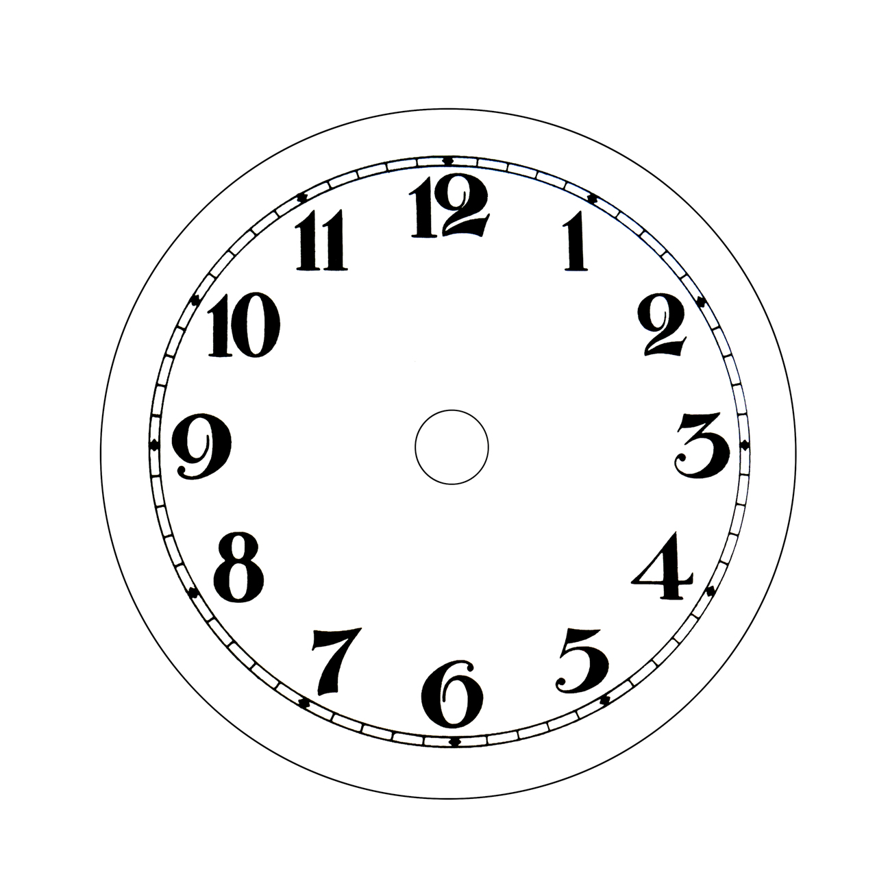 Clock face cat-clock white Clock face cat-clock white