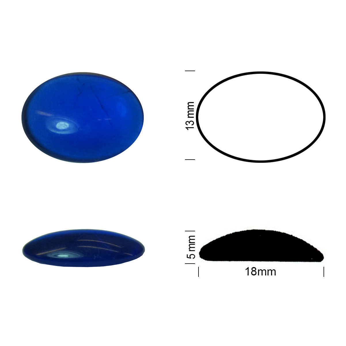 Jewel 18/13 cobalt blue Jewel 18/13 cobalt blue