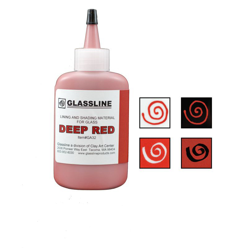 Glassline crayon GA32 deep red 56g