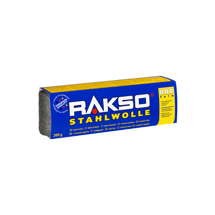 RAKSO steel wool 000 200g RAKSO steel wool 000 200g
