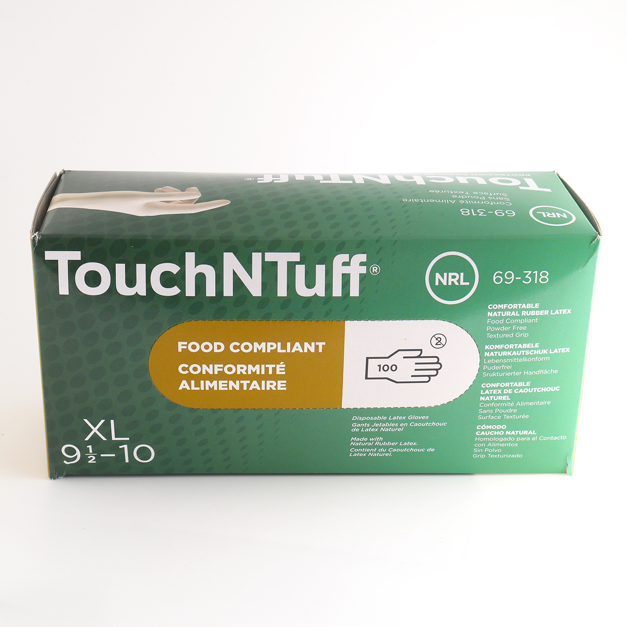 Guantes desechables Latex sin polvo 100 uds talla L Guantes desechables Latex sin polvo 100 uds talla L