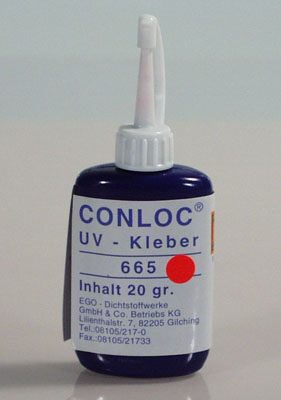 CONLOC® UV 665 UV-Kleber 20g rot