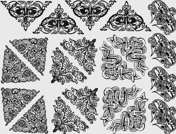 Fusing Decal Dreiecke Schwarz