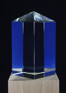Glass Obelisk 60x60x120mm Glass Obelisk 60x60x120mm