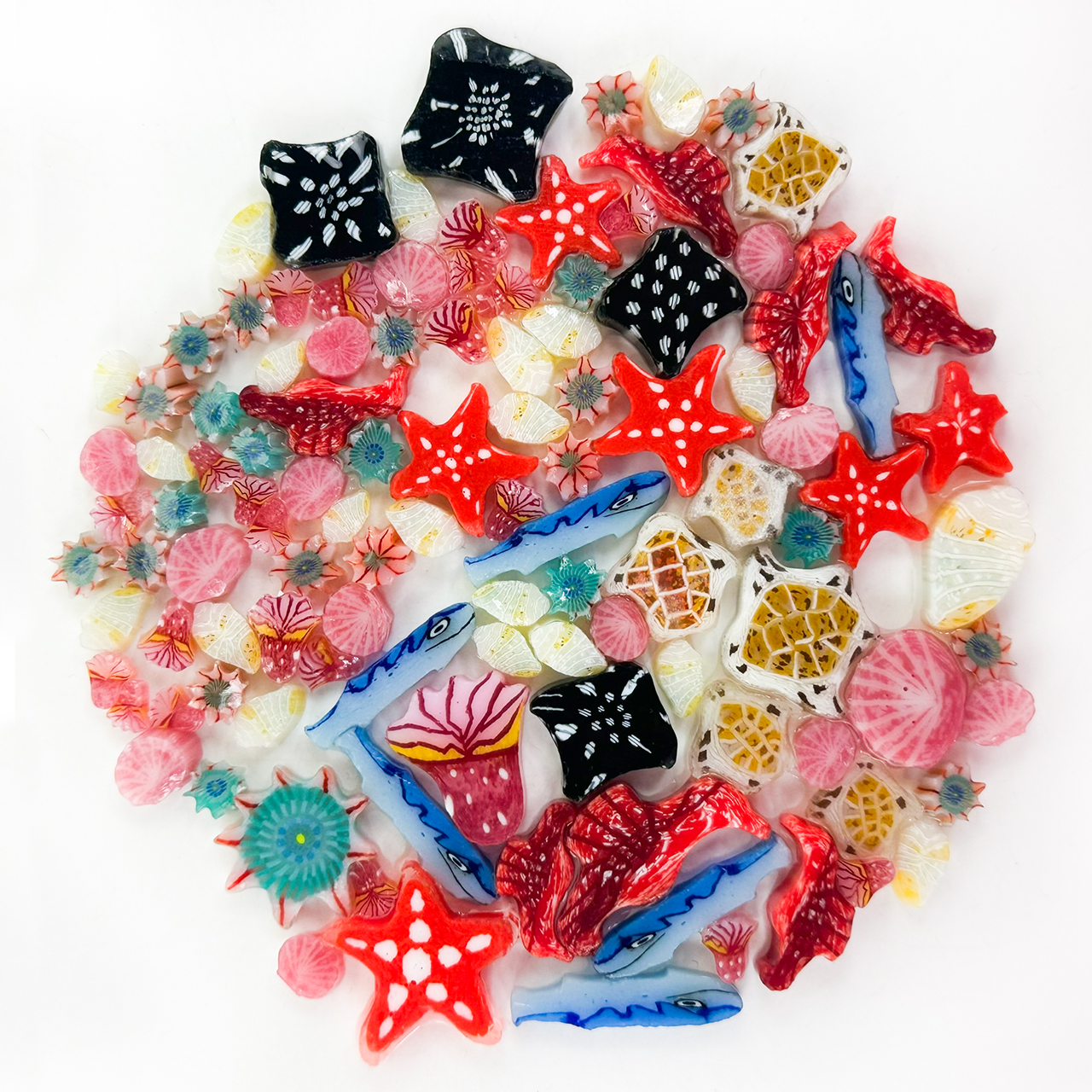 TGE Murrini AK90 Tropische Unterwasserwelt gemischt TGE Murrini AK90 Tropische Unterwasserwelt gemischt