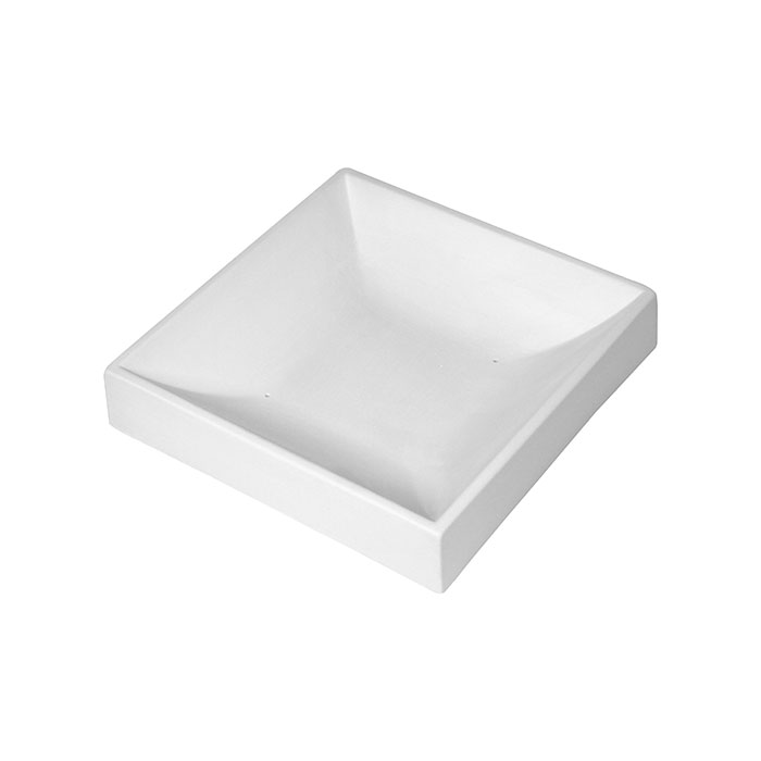 Fusing Mold Sloped Square Bowl deep medium Fusing Mold Sloped Square Bowl deep medium